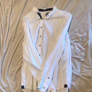 White button down